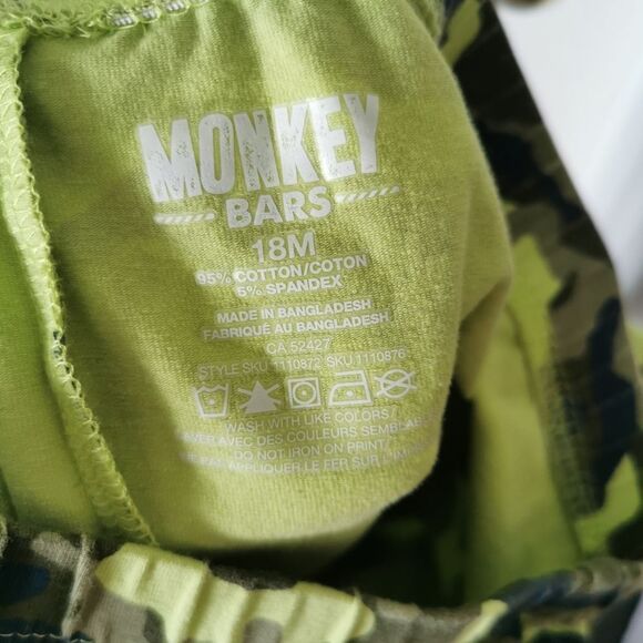 3/$10 BNWOT Monkey Bars pants size 18 m - Picture 4 of 4